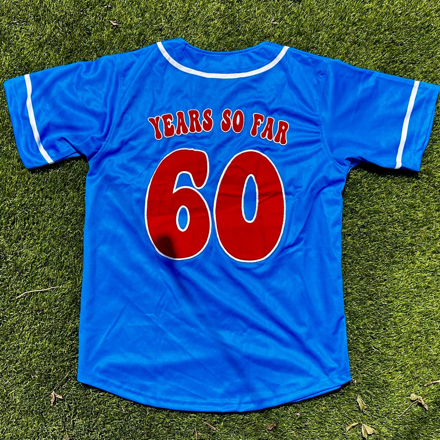 GD60 Baseball Jersey - Red & Blue
