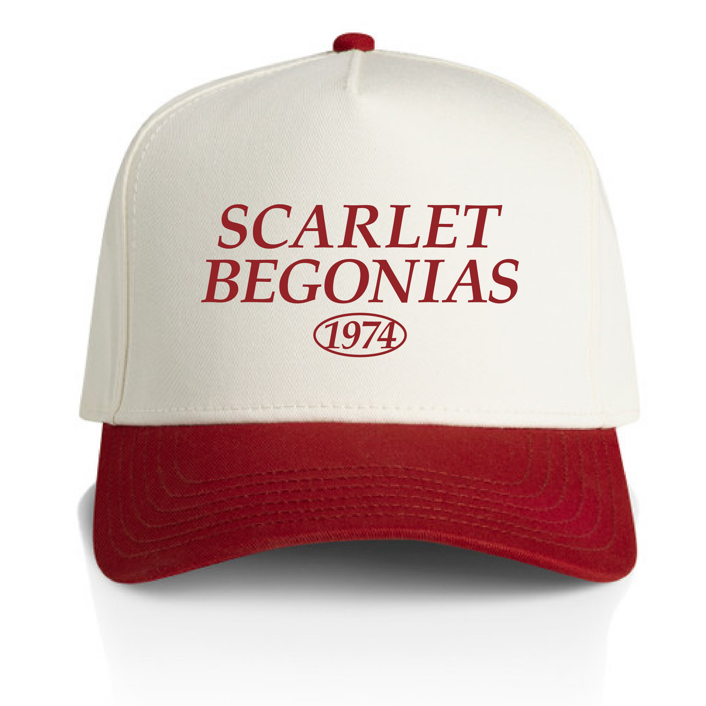 Scarlet Begonias Two-Tone Hat