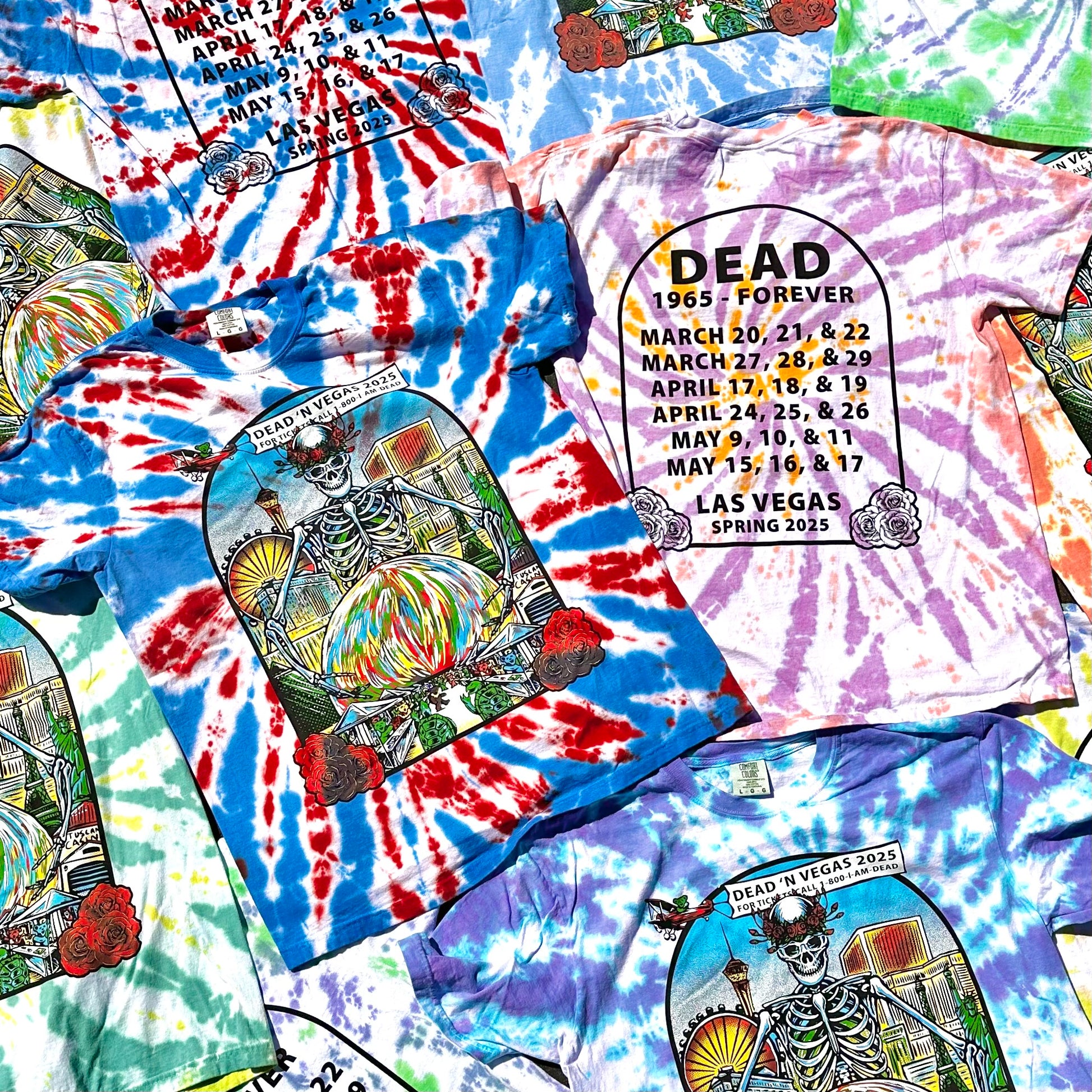 Vegas 2025 Shakedown Skeleton Tee - Long Sleeve