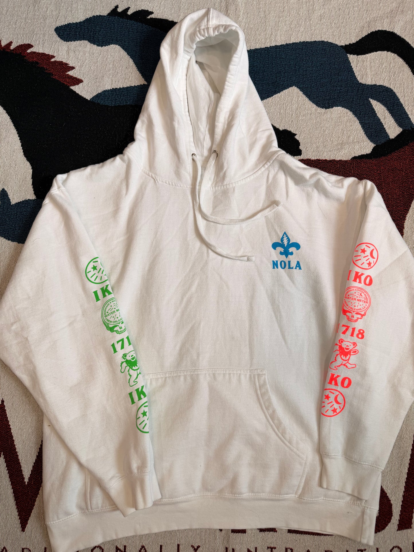 XL - Watermeter Sleeve Print Hoodie