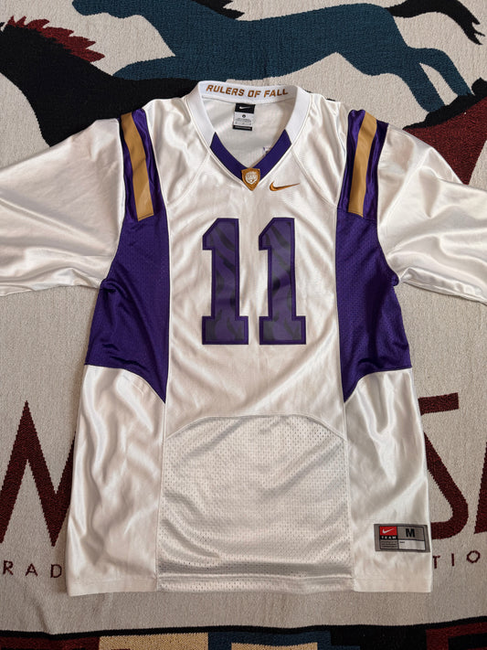 M (Fits Large) - LSU Nike Pro Combat 2011 Jersey