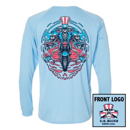 US Blues UPF 50 Long Sleeve - Chambray