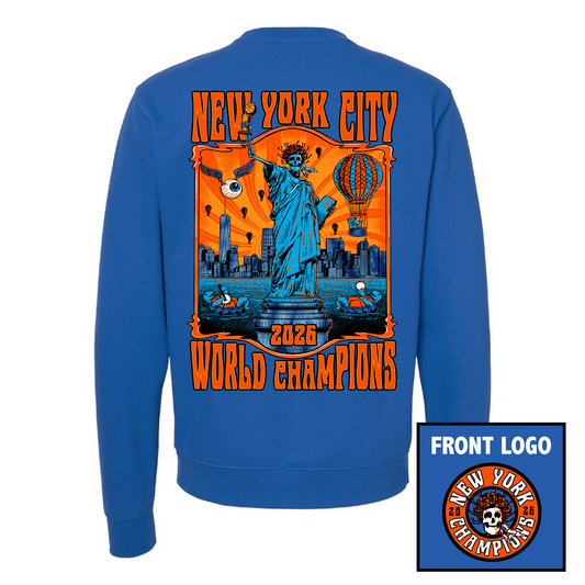 NY Champs 2026 Vintage Crewneck