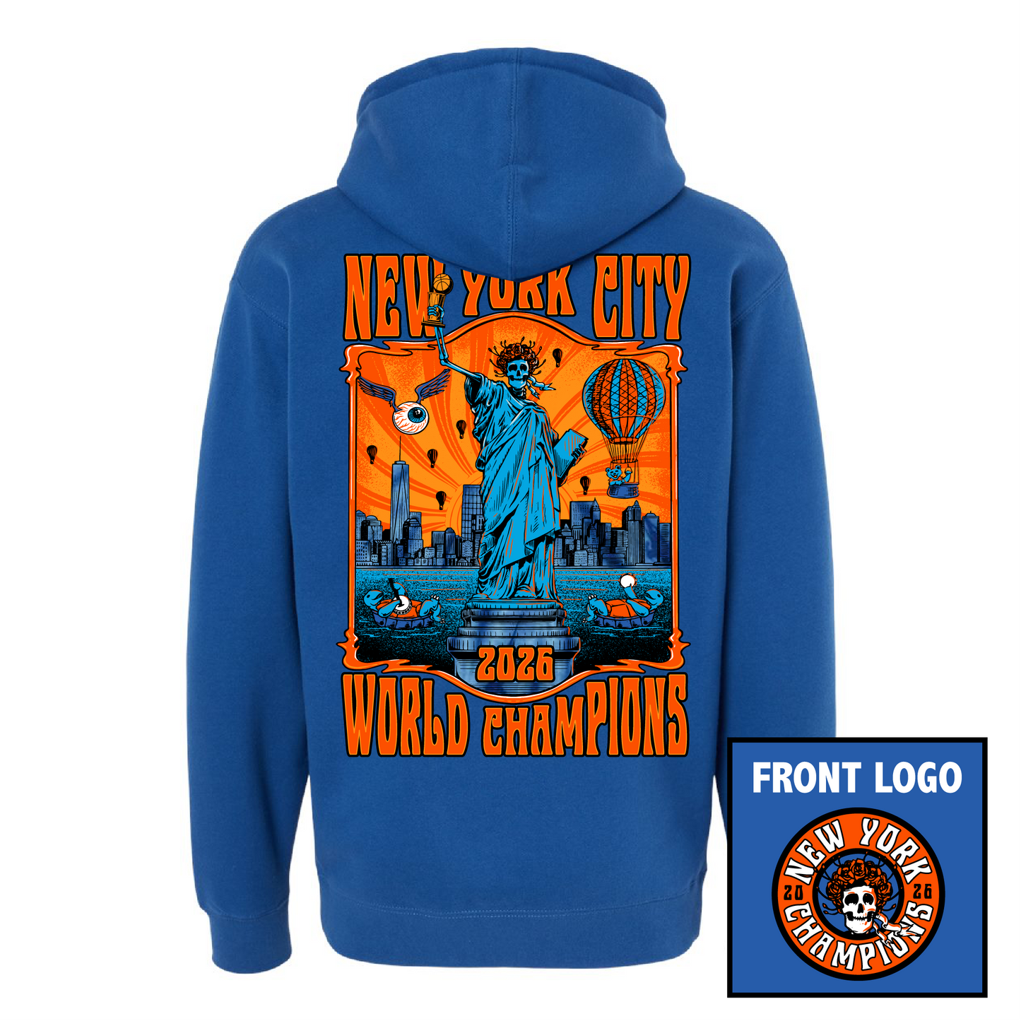 NY Champs 2026 Vintage Hoodie