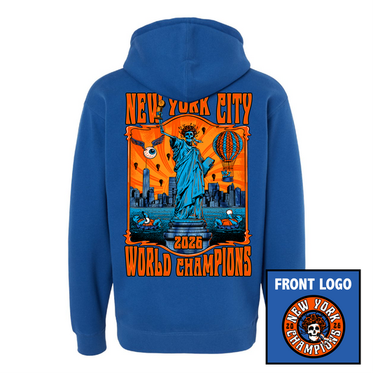 NY Champs 2026 Vintage Hoodie