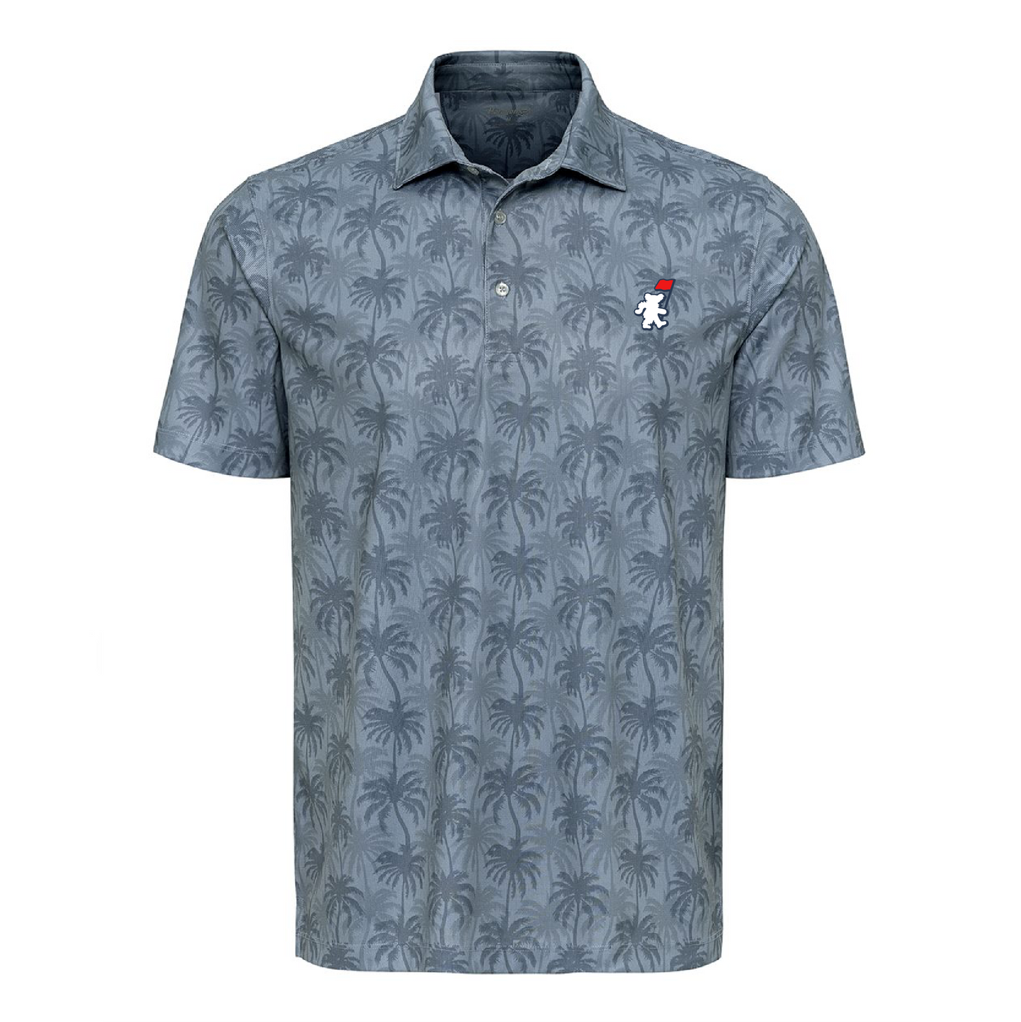 Summer Golf Floral Polo