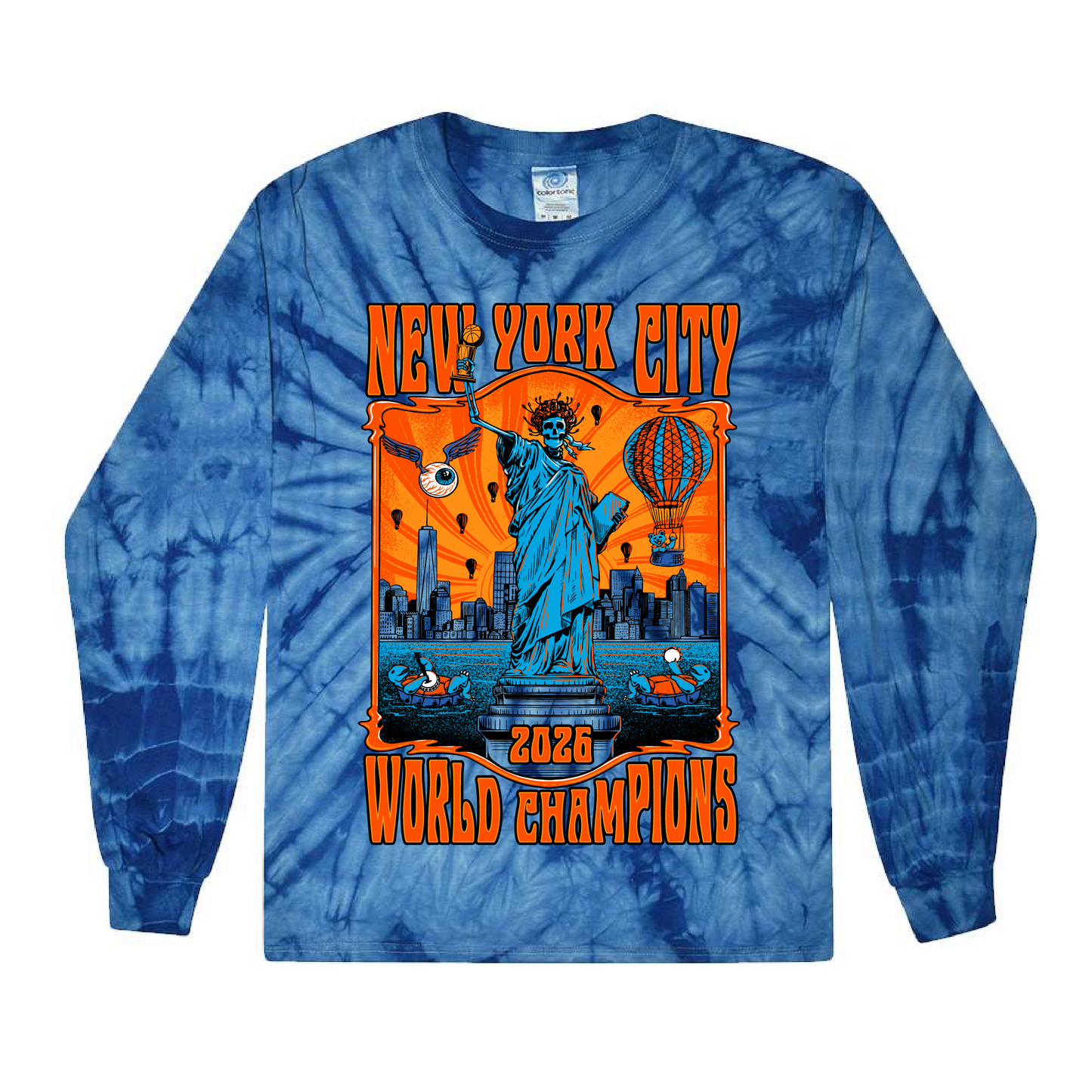 NY Champs 2026 Tie Dye - Long Sleeve