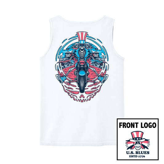 US Blues Tank Top - White